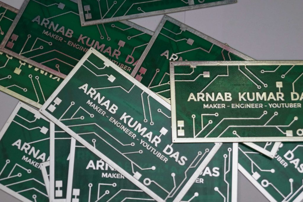 PCB Business Card of Arnab Kumar Das