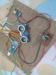 Electronics of IOT Smart Dustbin
