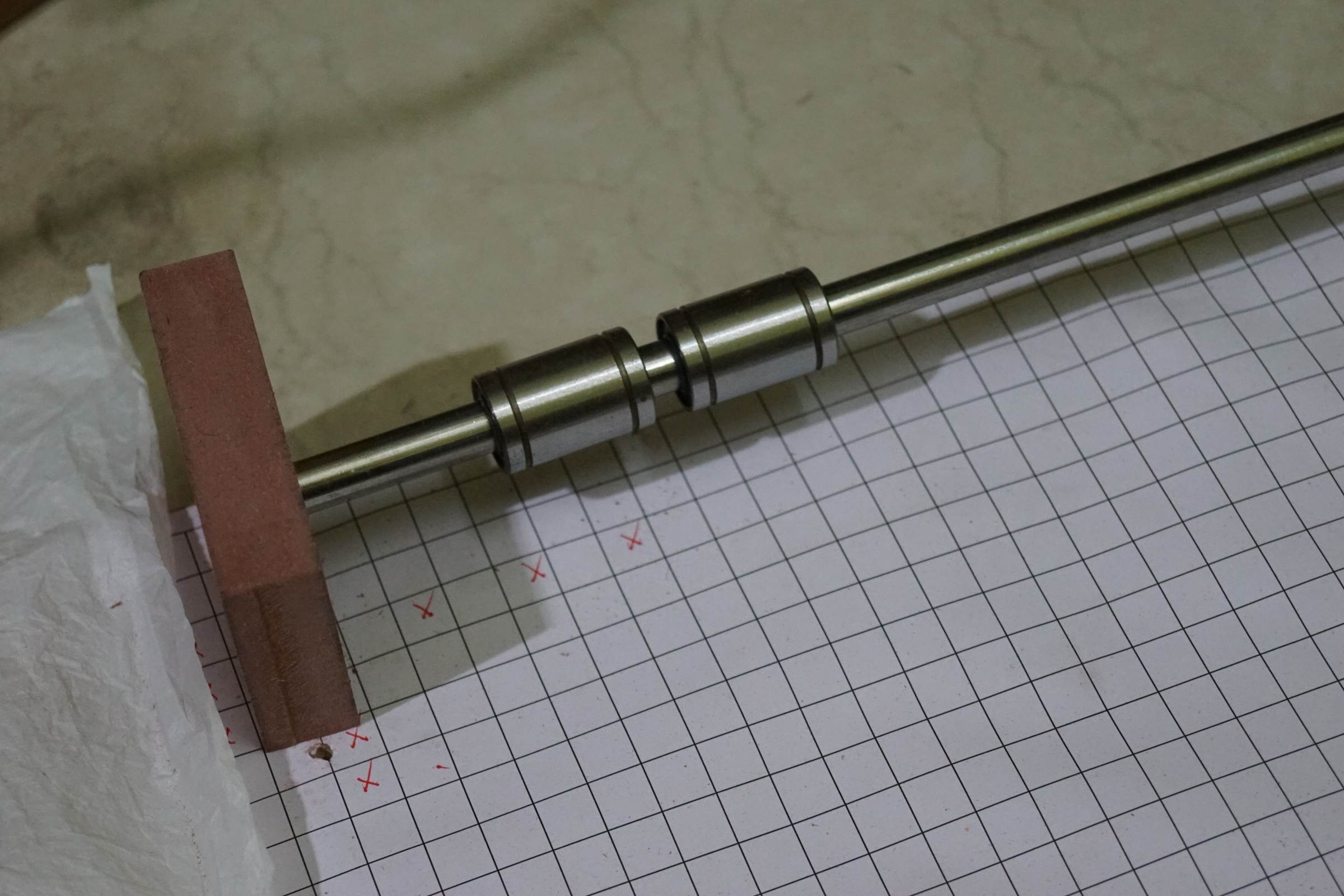 End Support for 10mm Y Axis rod