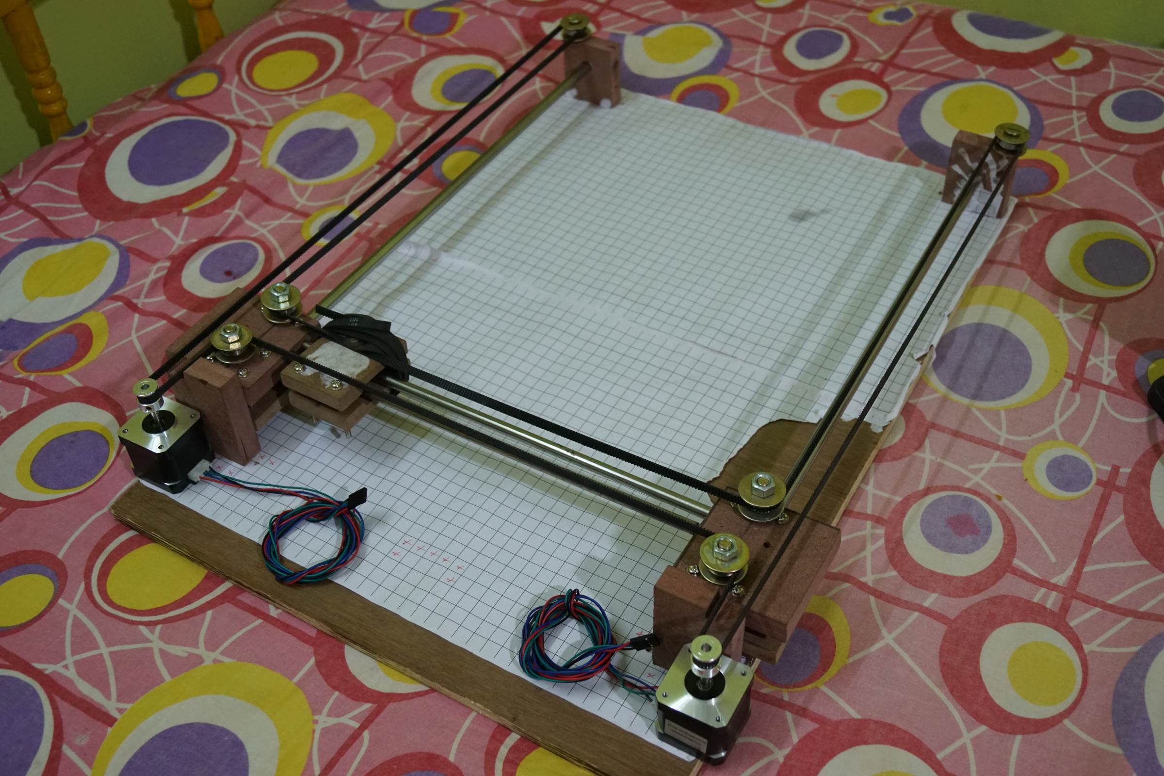Belt Assembly of Arduino Drawing Robot