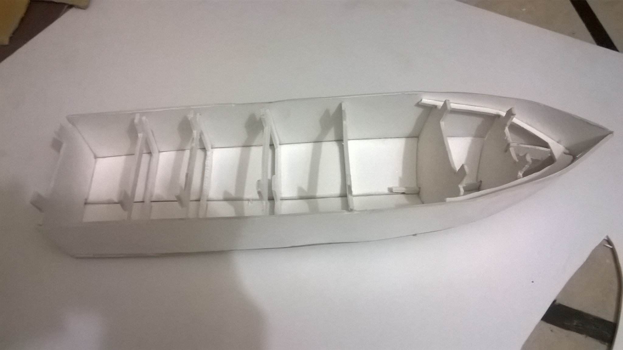 Joining Parts to Make a Remote Control Boat using PVC Sheet