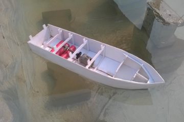 DIY RC Boat Testing on Water