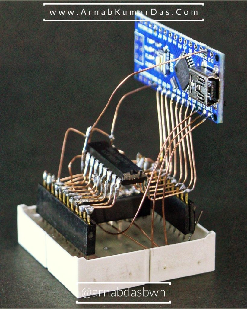 Arduino Shift Register 8x8 LED Matrix ULN2803APG 74HC595N