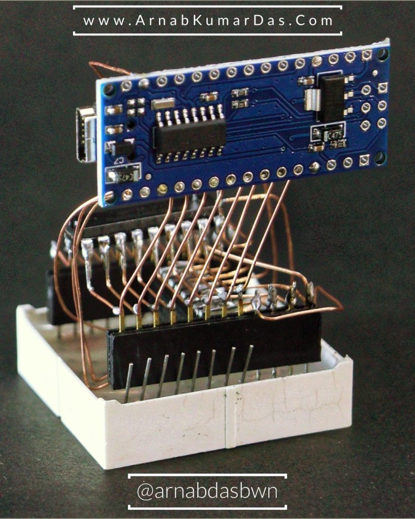 Arduino 8x8 LED Matrix ULN2803APG 74HC595N