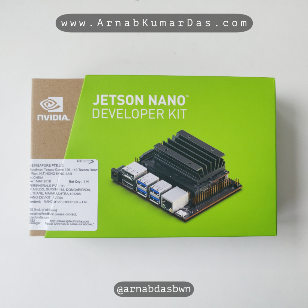 Nvidia Jetson Nano Box :: Front View