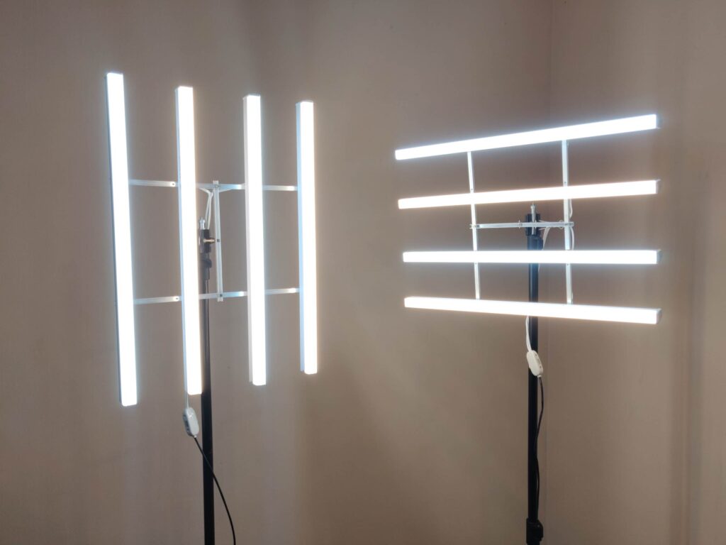 DIY LED Light Panel for Video Mounted on Light Stand / Tripod