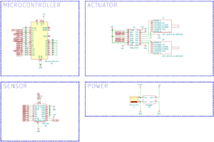 Arduino NANO - QTR-8RC - Line Follower Robot V1 Schematic / Circuit Design