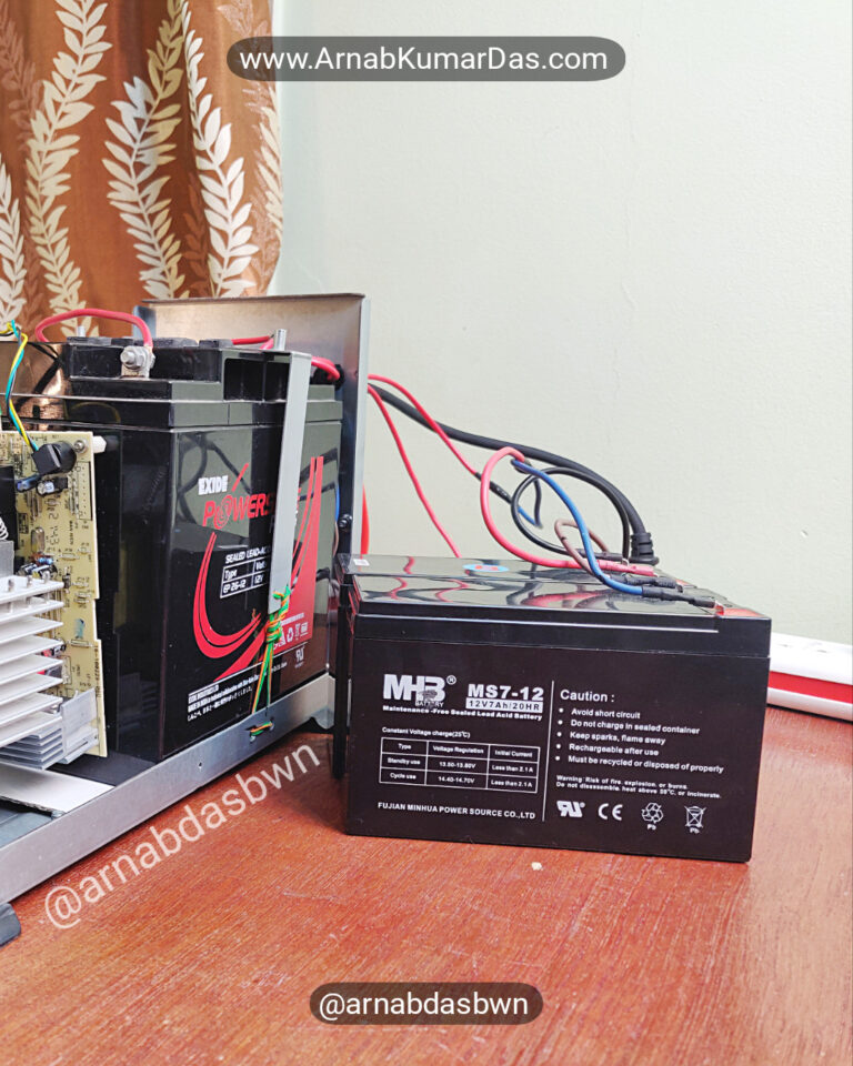 DIY Long Backup UPS - Arnab Kumar Das