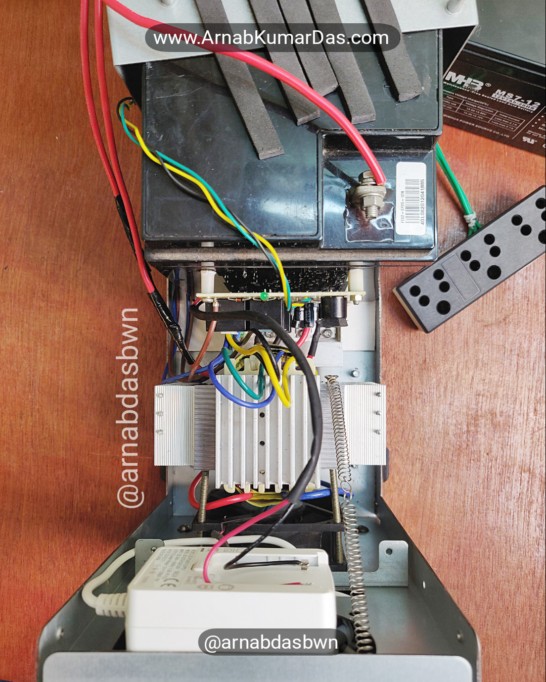 UPS Transformer with Heat Sink Installed with Cooling Fan
